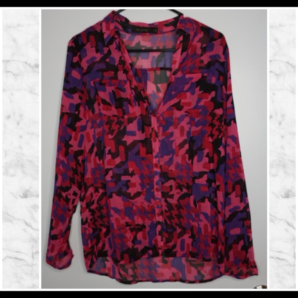 Pink Pattern Blouse